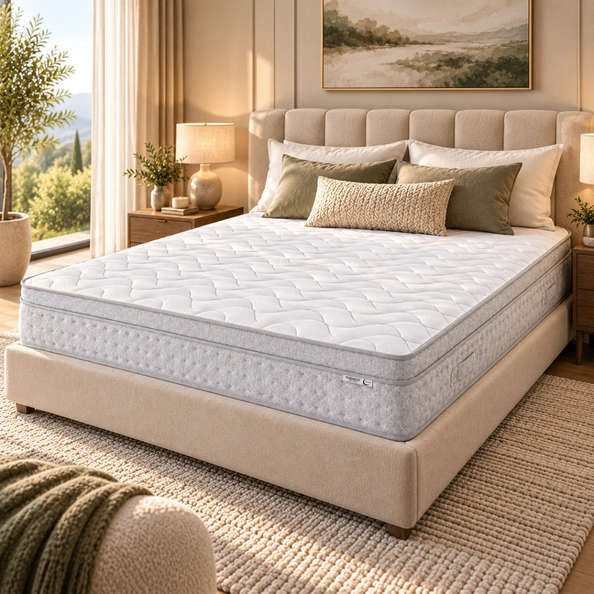 Lifestyle picture matelas THENEST 160x200x25 cm