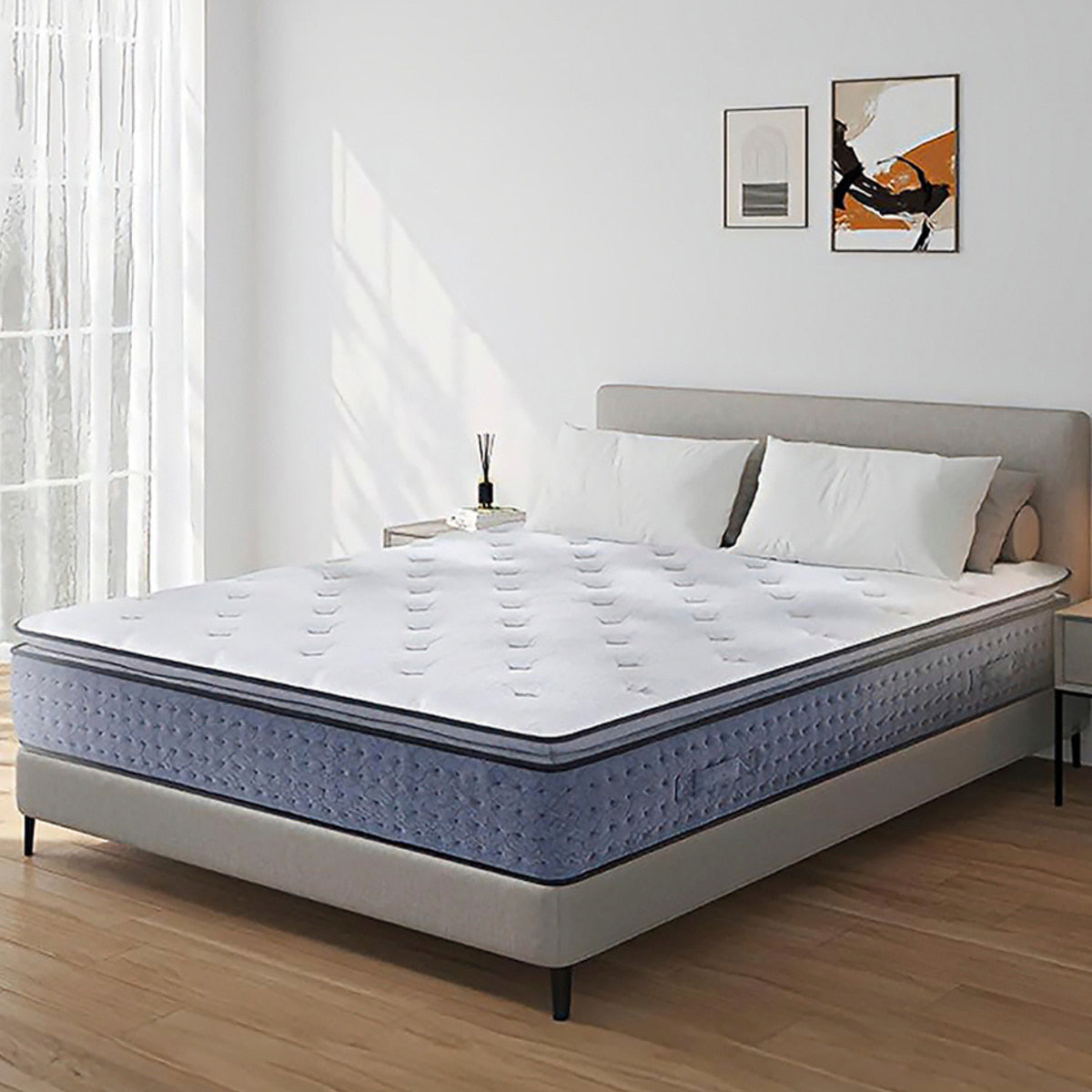 Vue d'ambiance matelas 35cm SENHO LASUITE 160x200cm